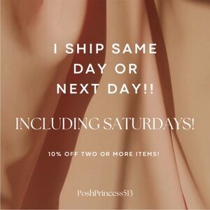 SAME DAY SHIPPING 📦